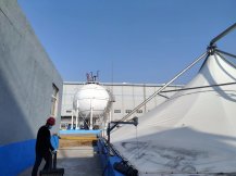 江苏盐城大丰区污水池加盖